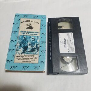 Knight & Hale Deer Hunting Tips & Techniques 1989 VHS Tape - Bundle & Save